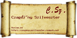 Czagány Szilveszter névjegykártya